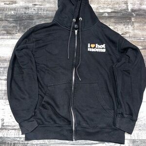 Black Zip-Up Hoodie